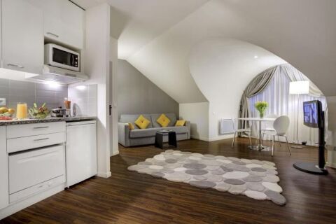 Lounge, Sainte Catherine Serviced Apartments, Brussels