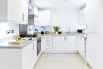 Kitchen, Elstree Way Serviced Apartments, Borehamwood
