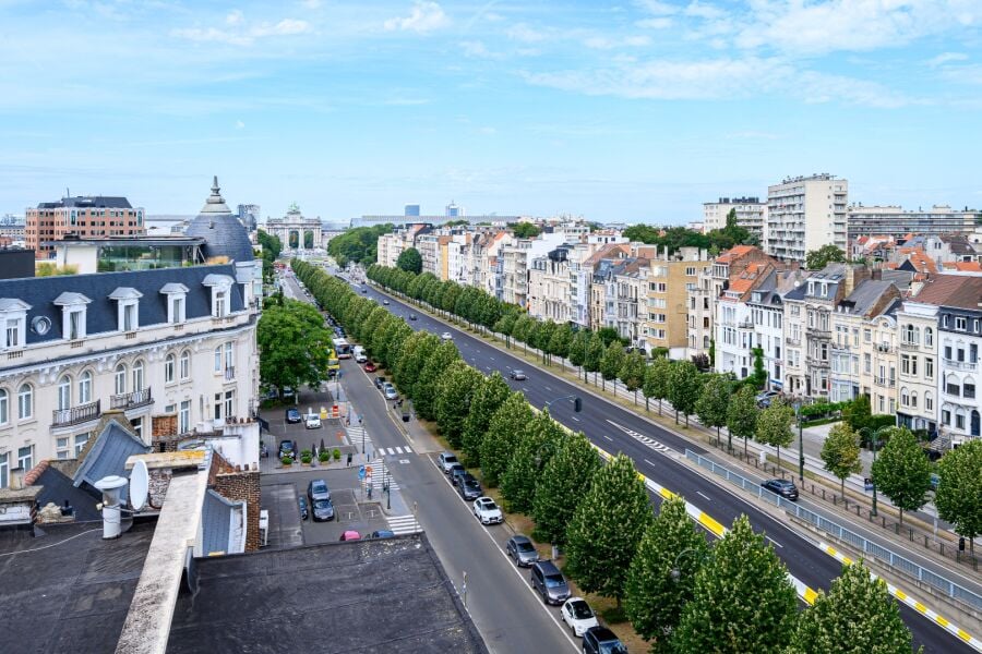Penthouse View, Serviced Apartments, B-aparthotel Mongomery, Brussels