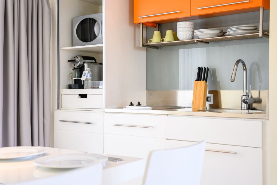 Kitchennette, B-aparthotel Grand Place, Serviced Apartments, Brussels