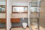 En-suite shower room, Cranley Mews Serviced Apartment, Kesington