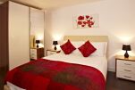Bedroom, Strathmore House Serviced Apartments, Plymouth