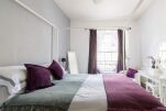 Master bedroom, Printers Court Serviced Apartments, Sherborne