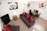 Living Room, Musters Road Serviced Apartments, Nottingham