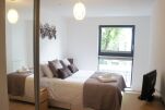 Bedroom, Charles Court Serviced Apartments, Brighton