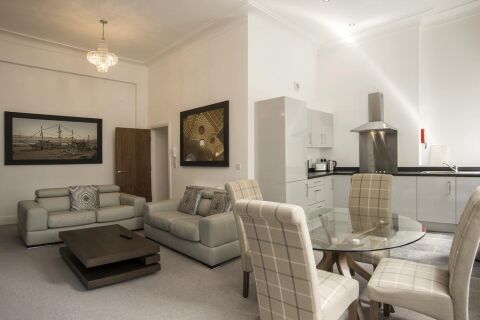 Living Area, Cook Street Serviced Apartments in Liverpool