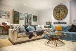 The lounge area 
