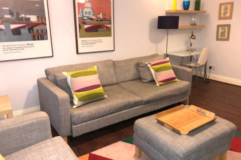 Superior Living Room, Octave House, Serviced Apartments, Monument