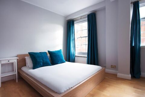 Bedroom, Finchley Road Serviced Apartments, St. John's Wood, London