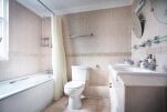 Bathroom, Finchley Road Serviced Apartments, St. John's Wood, London