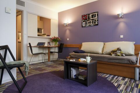 Living Area, La Defense Le Parc Serviced Apartments, Paris