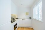 Kitchen, Fulham Road Serviced Apartment, London