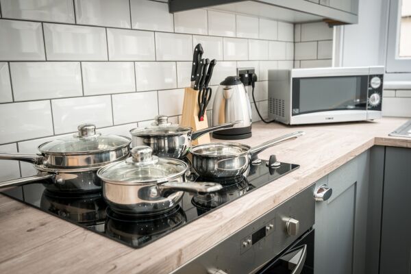 Kitchen Area, Sweeting Street Serviced Apartments in Liverpool