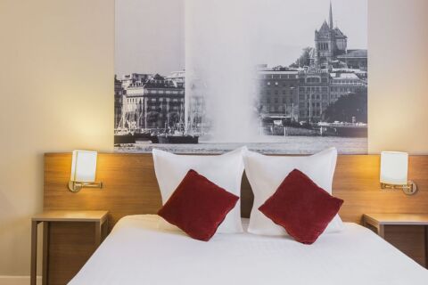 Bedroom, St Genis Pouilly Serviced Apartments, Thoiry