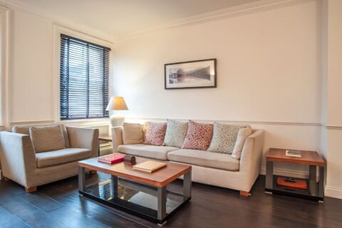 Living Room, Onslow Garden Serviced Apartments, Kensington, London