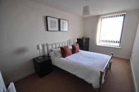 Bedroom, Freedom Quay Serviced Apartment, Hull