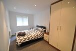 Bedroom, The Sawmill Serviced Apartment, Hull