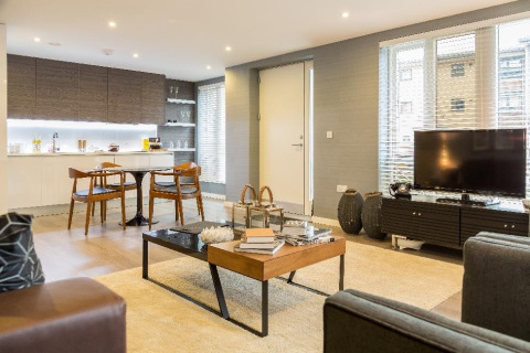 Living Area, Cambridge Central Serviced Apartments, Cambridge