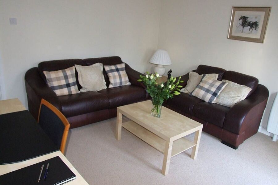Living Area, Quayside Serviced Apartment, Bridgwater