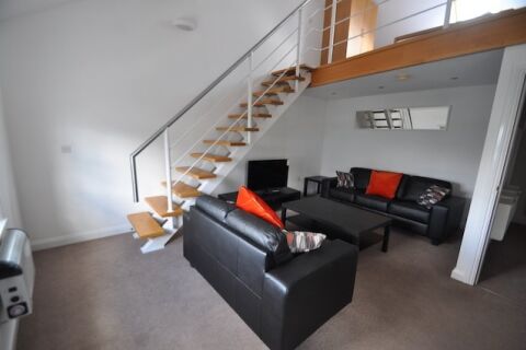 Living Area, Princes Dock Chambers Serviced Apartments, Hull