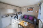 Living Room/ Kitchen - 1 Bed Apartment