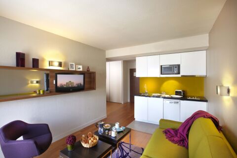 Living Area, Les Halles Serviced Apartments, Paris