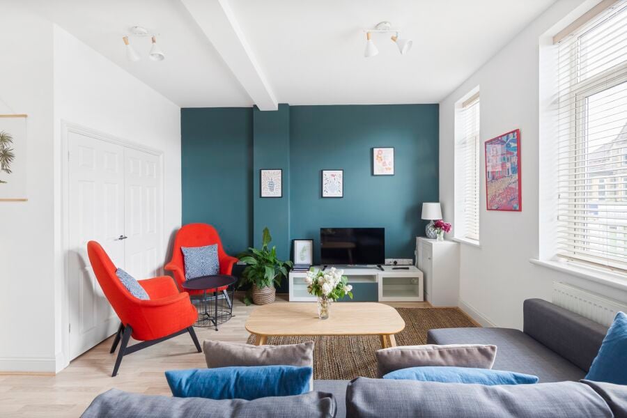 1-bed with sofa bed living area