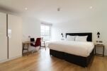 Bedroom with work  space