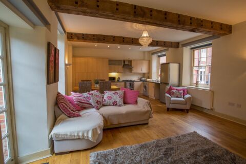 Living Room, Quay Side Serviced Apartments, Norwich
