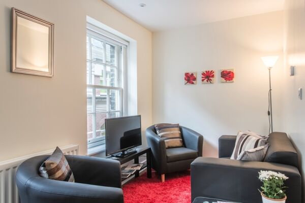 Living Room, Artillery Lane Serviced Apartments, The City of London