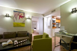 Living Area, Serviced Apartments, B-aparthotel Mongomery, Brussels