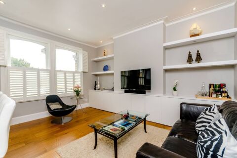 Living Area, Fulham Road Serviced Apartment, Fulham, London