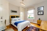 Bedroom, Fulham Road Serviced Apartment, Fulham, London