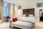 Bedroom, Draycott Place Serviced Apartment, Chelsea, London