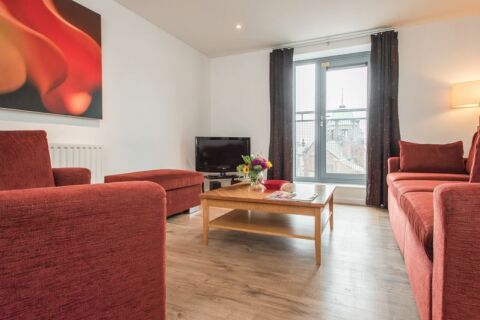 Living Area, Thornton House Serviced Apartments, Newcastle