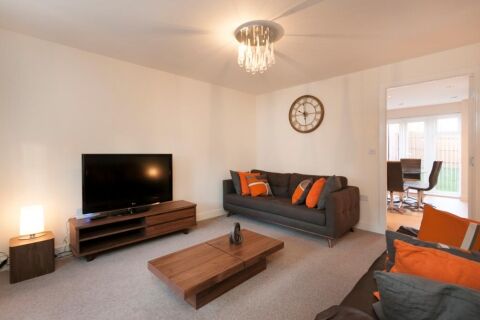 Living Area, The Townhouse Serviced Accommodation, Derby