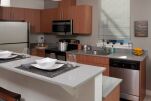 Kitchen, Expo Serviced Apartments, Seattle