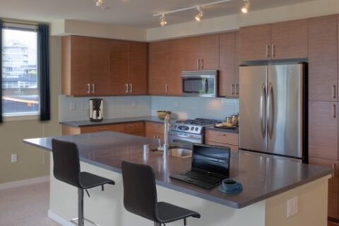 Kitchen, Axis Serviced Apartments, Seattle