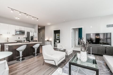 Living Area, Arkadia Tower Serviced Apartments, Chicago