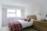 Bedroom, Rayners Road Serviced Apartments, Putney