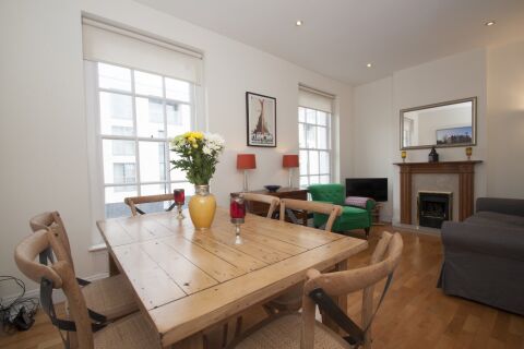 Living Room, Upper Tachbrook Street Serviced Apartments, Pimlico, London