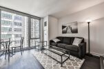 Living Area, Marquee Serviced Apartments, Chicago