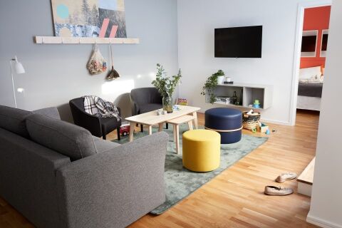 Living Area, Torshamnsgatan Serviced Apartments, Stockholm