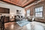 Living Area, The Lofts at River East Serviced Accommodation, Chicago