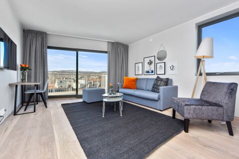 Living Room, Schultz Gate Serviced Apartments, Oslo