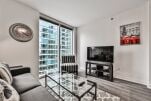 Living Area, Moment Serviced Apartments, Chicago