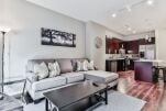 Living Area, Circa 922 Serviced Apartments, Chicago