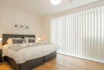 Bedroom, Cambridge Central South Serviced Apartments, Cambridge