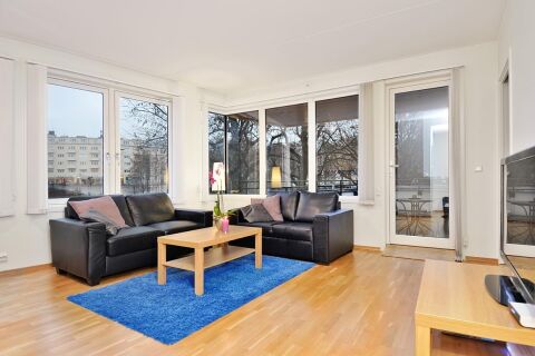 Living Area, Lille Bislett Serviced Apartments, Oslo