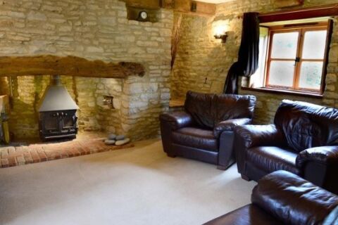 Living Area, Hutts Bothy Serviced Accommodation, Oxford